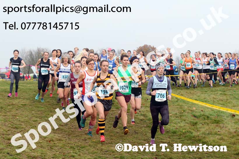 Senior womens Start Fitness NEHL, Aykley Heads, Durham. Photo:  David T. Hewitson/Sports for All Pics
